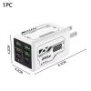 Bộ sạc đa cổng 240W 6 cổng (4USB+2PD) hỗ trợ iPhone, Android, chuyển đổi US/EU/UK, chống cháy PC+ABS - Giá 176k 10