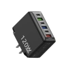 Bộ sạc đa cổng 6 cổng 120W USB và TypeC siêu nhanh PD, sạc nhanh cho điện thoại 7