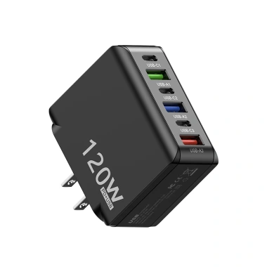 Bộ sạc đa cổng 6 cổng 120W USB và TypeC siêu nhanh PD, sạc nhanh cho điện thoại 7 Bộ sạc đa cổng 6 cổng 120W USB và TypeC siêu nhanh PD, sạc nhanh cho điện thoại 7