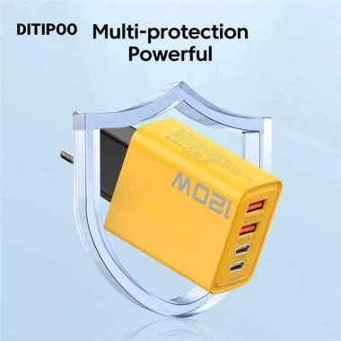 Bộ sạc di động DITIPOO đa cổng USB Type-C, phích EU, đầu sạc thông minh 2A 12W giảm giá, chỉ 56.430 VND