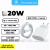 Bộ Sạc Điện Thoại 20W Cáp Sạc Nhanh An Toàn, Ổn Định Không Nóng Máy, Bảo Vệ Thiết Bị 9