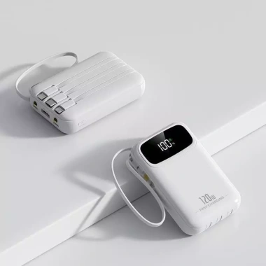 Bộ sạc dự phòng 20.000mAh siêu mỏng, 4 cáp LED và đèn 20W, sạc nhanh, chỉ 198k 9 Bộ sạc dự phòng 20.000mAh siêu mỏng, 4 cáp LED và đèn 20W, sạc nhanh, chỉ 198k 9