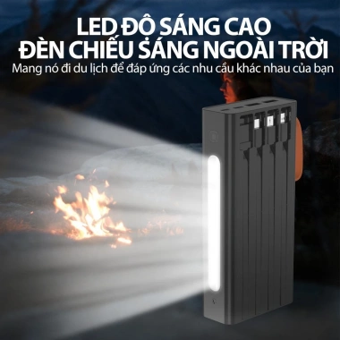 Bộ sạc dự phòng mini GOOJODOQ 20.000mAh sạc nhanh 22,5W LED đèn pin - Giá ưu đãi 388.550₫