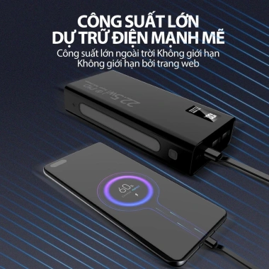 Bộ sạc dự phòng mini GOOJODOQ 20.000mAh sạc nhanh 22,5W LED đèn pin - Giá ưu đãi 388.550₫