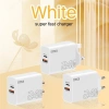 Bộ sạc GaN 240W cổng kép USB+PD, sạc nhanh EU/US/UK, cắm du lịch gắn tường 2