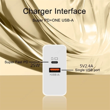 Bộ sạc GaN 240W cổng kép USB+PD, sạc nhanh EU/US/UK, cắm du lịch gắn tường