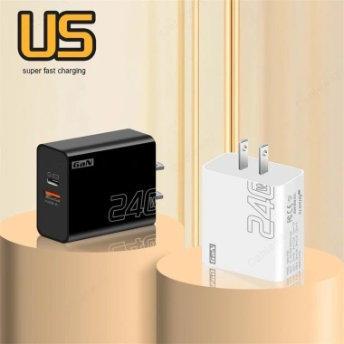 Bộ sạc GaN 240W cổng kép USB+PD, sạc nhanh EU/US/UK, cắm du lịch gắn tường 6 Bộ sạc GaN 240W cổng kép USB+PD, sạc nhanh EU/US/UK, cắm du lịch gắn tường 6