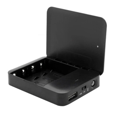 Bộ sạc khẩn cấp YUNAUNUN Pin AA Hộp sạc nguồn di động, sạc dự phòng nhanh, giá ưu đãi 104.940₫