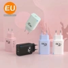 Bộ sạc Macaron Type C 45W sạc nhanh, đa năng tường di động, tương thích rộng rãi 6