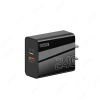 Bộ sạc nhanh 240W GaN USB-Type C cổng kép, hỗ trợ EU/Mỹ/UK, đầu sạc du lịch 9