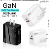 Bộ sạc nhanh 240W QC3.0 PD GaN đa cổng EU/US/UK - Sạc du lịch, sạc tường cho điện thoại, máy tính bảng, giá chỉ 128.160₫