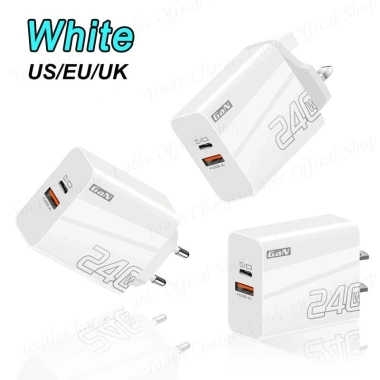 Bộ sạc nhanh 240W QC3.0 PD GaN đa cổng EU/US/UK - Sạc du lịch, sạc tường cho điện thoại, máy tính bảng, giá chỉ 128.160₫