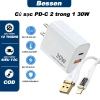 Bộ Sạc Nhanh 30W 2 Cổng USB-A + Type-C Hỗ Trợ PD, Tương Thích iOS & Android - Giá 137.400₫ 6