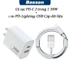 Bộ Sạc Nhanh 30W 2 Cổng USB-A + Type-C Hỗ Trợ PD, Tương Thích iOS & Android - Giá 137.400₫ 9