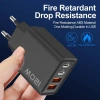 Bộ sạc nhanh 4 cổng USB TypeC 120W EU/US/UK - An toàn, đa năng, phù hợp du lịch điện thoại 2