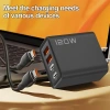 Bộ sạc nhanh 4 cổng USB TypeC 120W EU/US/UK - An toàn, đa năng, phù hợp du lịch điện thoại 5