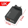 Bộ sạc nhanh 4 cổng USB TypeC 120W EU/US/UK - An toàn, đa năng, phù hợp du lịch điện thoại 10