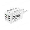 Bộ sạc nhanh 6 cổng 240W USB‑PD Mech – 6 trong 1, hỗ trợ EU/US/UK, sạc du lịch 9