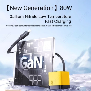 Bộ sạc nhanh 80W GaN cổng kép, cáp Type‑C gập lại, EU/US/UK Plug – Đầu sạc du lịch siêu gọn 7 Bộ sạc nhanh 80W GaN cổng kép, cáp Type‑C gập lại, EU/US/UK Plug – Đầu sạc du lịch siêu gọn 7