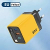 Bộ sạc nhanh 80W GaN cổng kép, cáp Type‑C gập lại, EU/US/UK Plug – Đầu sạc du lịch siêu gọn 10