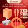 Bộ sạc nhanh Basefast GaN 20W mini, kèm cáp silicone, tương thích iPhone X/11/12/13/14 Pro Max - Giá chỉ 269.000₫
