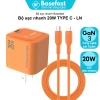 Bộ sạc nhanh Basefast GaN 20W mini, kèm cáp silicone, tương thích iPhone X/11/12/13/14 Pro Max - Giá chỉ 269.000₫ 5