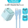 Bộ sạc nhanh Basefast GaN 20W mini, kèm cáp silicone, tương thích iPhone X/11/12/13/14 Pro Max - Giá chỉ 269.000₫ 6