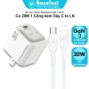 Bộ sạc nhanh Basefast GaN 20W mini, kèm cáp silicone, tương thích iPhone X/11/12/13/14 Pro Max - Giá chỉ 269.000₫ 8