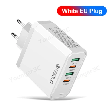 Bộ sạc nhanh đa cổng 100W 2USB+2PD 4 trong 1, hỗ trợ iOS, Micro Type-C, du lịch - Giá chỉ 208.128 đ 8