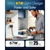 Bộ sạc nhanh du lịch 67W USB-C, hỗ trợ máy tính xách tay và máy tính bảng, thu năng lượng miễn phí, giá chỉ 329.000₫ 4