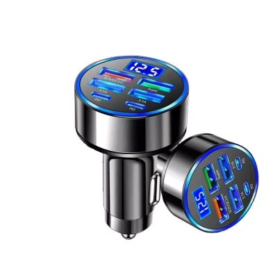 Bộ sạc nhanh ô tô đa năng 6 trong 1 PD + USB + QC3.0 - Tương thích, chỉ 61.600₫ 10 Bộ sạc nhanh ô tô đa năng 6 trong 1 PD + USB + QC3.0 - Tương thích, chỉ 61.600₫ 10