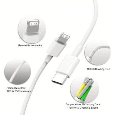 Bộ sạc nhanh PD 20W + cáp Type‑C, hỗ trợ iPhone 16‑8, giá chỉ 77.000₫ 3 Bộ sạc nhanh PD 20W + cáp Type‑C, hỗ trợ iPhone 16‑8, giá chỉ 77.000₫ 3