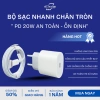 Bộ sạc nhanh PD 20W chân tròn iPhone 6‑14, an toàn, không nóng máy, 139.000 VND