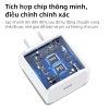 Bộ sạc nhanh PD 30W cho iPhone 15/16, cáp dệt dù Type-C to Type-C, không nóng máy 3