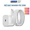 Bộ Sạc Nhanh PD Chân Dẹt YATASMART Sạc Không Nóng, Bảo Hành 24 Tháng, 132.000 VND