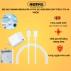 Bộ sạc nhanh Remax RP-U7 PD QC 20W Type-C cho iPhone - Giá 155.000 VND