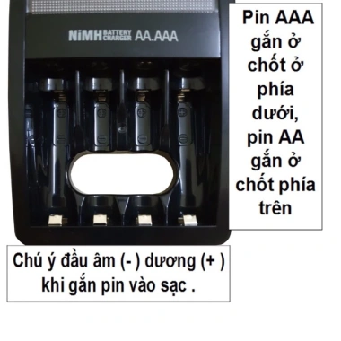 Bộ sạc nhanh tự ngắt Energizer CHVCM4 kèm 4 pin AA 2.000mAh hộp bảo quản 155.000đ 6