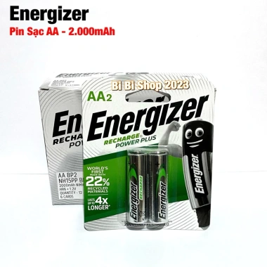 Bộ sạc nhanh tự ngắt Energizer CHVCM4 kèm 4 pin AA 2.000mAh hộp bảo quản 155.000đ 8