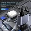 Bộ sạc ô tô 120W sạc nhanh USB Type‑C có dây rút, tương thích iPhone, giá 134.765₫ 3