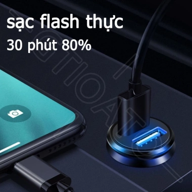 Bộ Sạc Ô Tô 2 Cổng USB 12-24V Sạc Nhanh cho Honda City, Civic, CRV, Brio, HRV, Jazz, Accord, Odyssey, Fit
