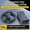 Bộ sạc ô tô 226W đa cổng hợp kim nhôm, nhỏ gọn, dây 1M - Giá ưu đãi 331.100đ 6