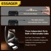 Bộ sạc ô tô 3 trong 1 Essager 65W – Type‑C + USB A + Cáp tích hợp, sạc nhanh, giảm giá 16% 5