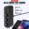 Bộ sạc ô tô 3 trong 1 USB sạc nhanh đa chức năng – Giá ưu đãi 82.500₫ 4
