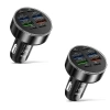 Bộ sạc ô tô 4 cổng USB nhanh iPhone Samsung Xiaomi, màn hình số - 100.100₫ 8