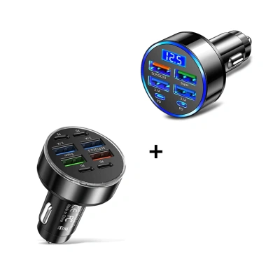 Bộ sạc ô tô 6 cổng nhanh PD QC3.0 USB C Samsung Lenovo iPhone Giá 80.850₫