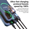 Bộ sạc ô tô Mini Elough 120W USB C siêu nhanh, đầu sạc vô hình, chuyển đổi điện thoại trong suốt, chỉ 69.240₫ 7