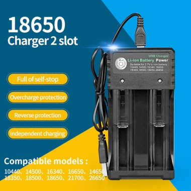 Bộ sạc Pin 18.650 tự ngắt khi đầy - Sạc nhanh, an toàn cho Pin Lithium dung lượng