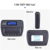 Bộ Sạc Pin K66 Doublepow 12 Pin AA/AAA, Sạc Thông Minh, Dung Lượng Cao - 188k 5