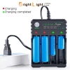 Bộ sạc pin lithium-ion bốn kênh 18.650, tự động tắt nguồn, giá chỉ 50.000₫