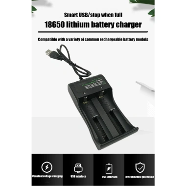 Bộ sạc pin lithium-ion bốn kênh 18.650, tự động tắt nguồn, giá chỉ 50.000₫ 6